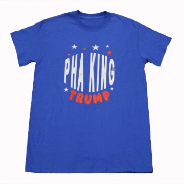 Pha King Trump T Shirt (blue)